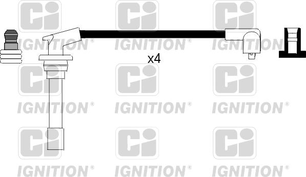 Quinton Hazell XC879 - Комплект проводів запалювання autozip.com.ua