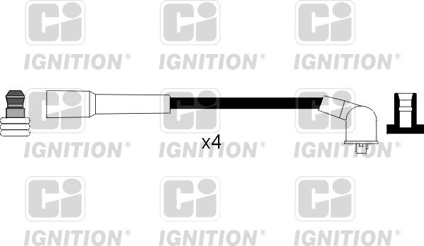 Quinton Hazell XC876 - Комплект проводів запалювання autozip.com.ua
