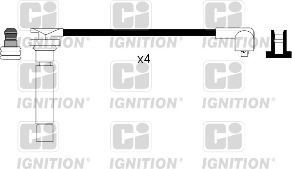 Quinton Hazell XC345 - Комплект проводів запалювання autozip.com.ua