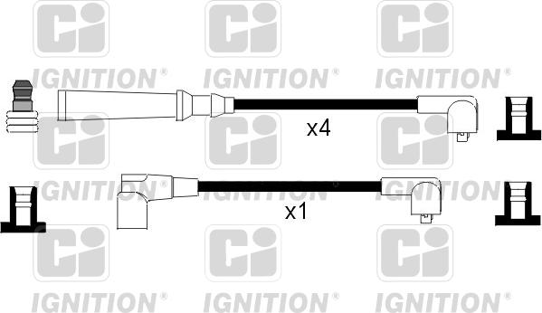 Quinton Hazell XC346 - Комплект проводів запалювання autozip.com.ua