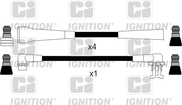 Quinton Hazell XC302 - Комплект проводів запалювання autozip.com.ua