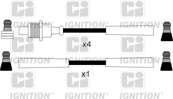 Quinton Hazell XC254 - Комплект проводів запалювання autozip.com.ua