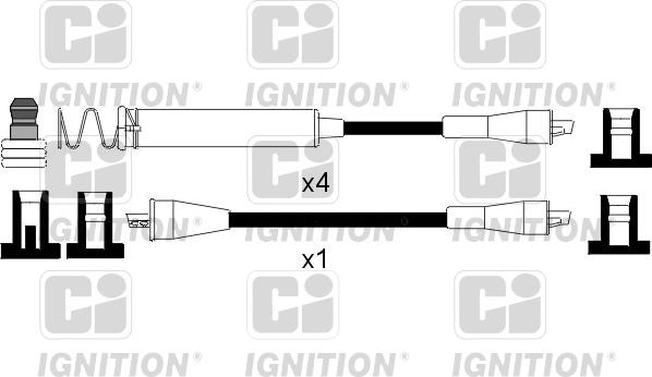Quinton Hazell XC229 - Комплект проводів запалювання autozip.com.ua