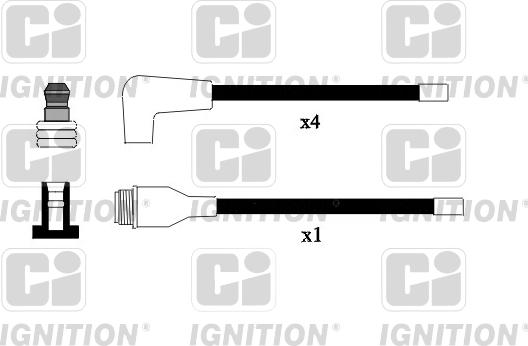Quinton Hazell XC227 - Комплект проводів запалювання autozip.com.ua