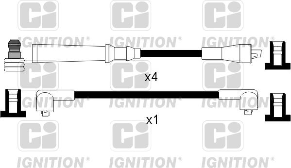 Quinton Hazell XC271 - Комплект проводів запалювання autozip.com.ua