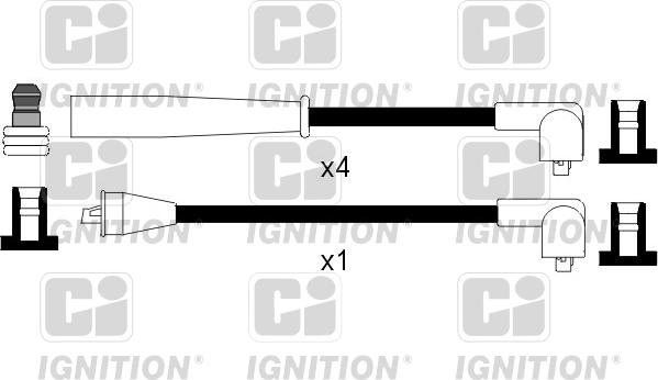 Quinton Hazell XC799 - Комплект проводів запалювання autozip.com.ua