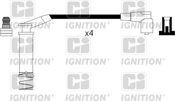 Quinton Hazell XC795 - Комплект проводів запалювання autozip.com.ua