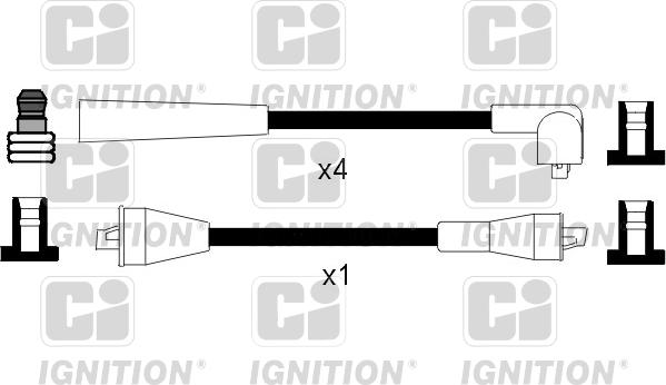 Quinton Hazell XC791 - Комплект проводів запалювання autozip.com.ua