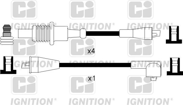 Quinton Hazell XC798 - Комплект проводів запалювання autozip.com.ua