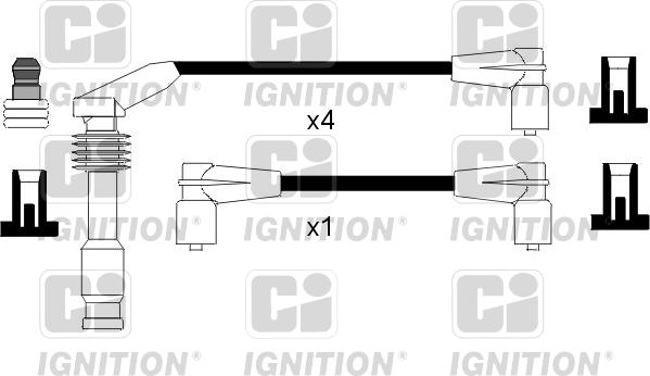 Quinton Hazell XC761 - Комплект проводів запалювання autozip.com.ua