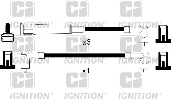 Quinton Hazell XC763 - Комплект проводів запалювання autozip.com.ua