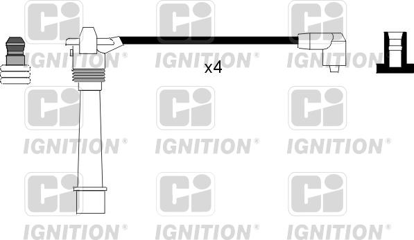 Quinton Hazell XC701 - Комплект проводів запалювання autozip.com.ua