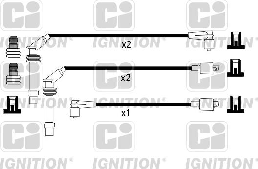 Quinton Hazell XC716 - Комплект проводів запалювання autozip.com.ua