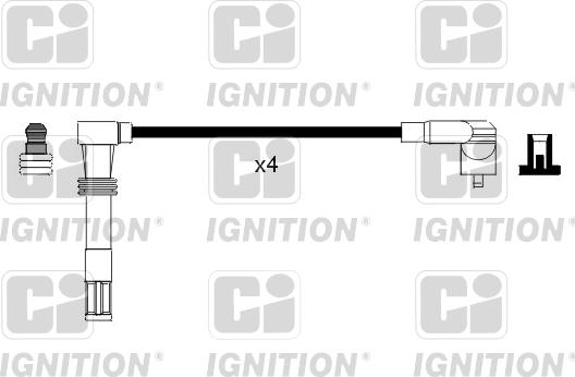 Quinton Hazell XC717 - Комплект проводів запалювання autozip.com.ua