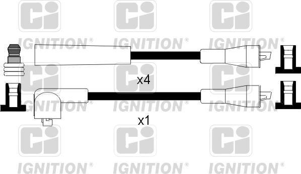 Quinton Hazell XC786 - Комплект проводів запалювання autozip.com.ua