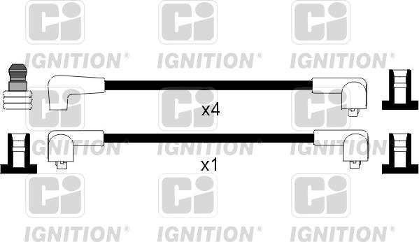 Quinton Hazell XC780 - Комплект проводів запалювання autozip.com.ua