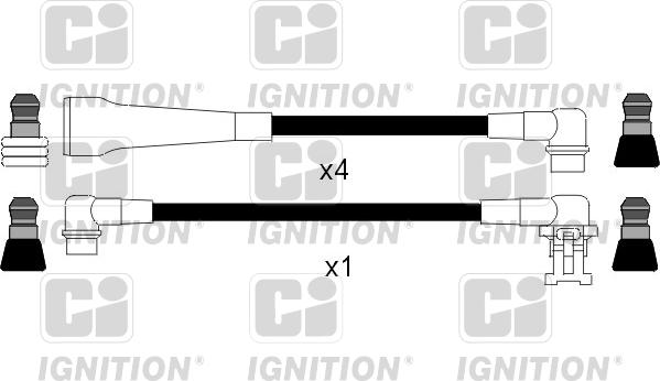 Quinton Hazell XC775 - Комплект проводів запалювання autozip.com.ua