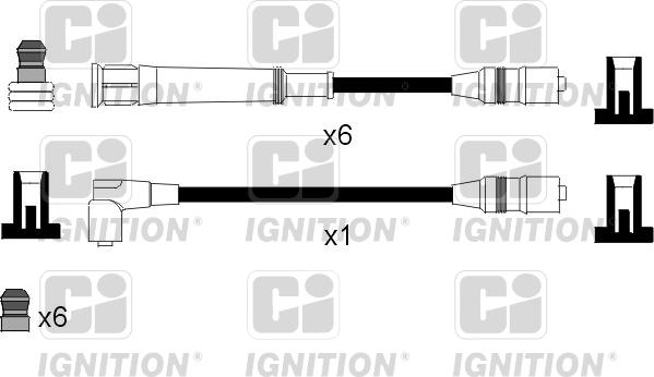 Quinton Hazell XC776 - Комплект проводів запалювання autozip.com.ua