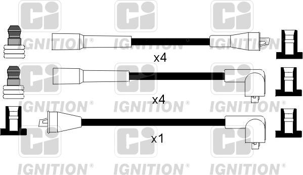 Quinton Hazell XC771 - Комплект проводів запалювання autozip.com.ua