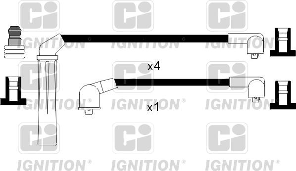 Quinton Hazell XC773 - Комплект проводів запалювання autozip.com.ua