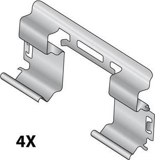 Raicam 12079665 - Комплектуючі, колодки дискового гальма autozip.com.ua