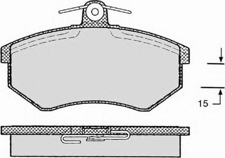 Raicam 8130 - Гальмівні колодки, дискові гальма autozip.com.ua