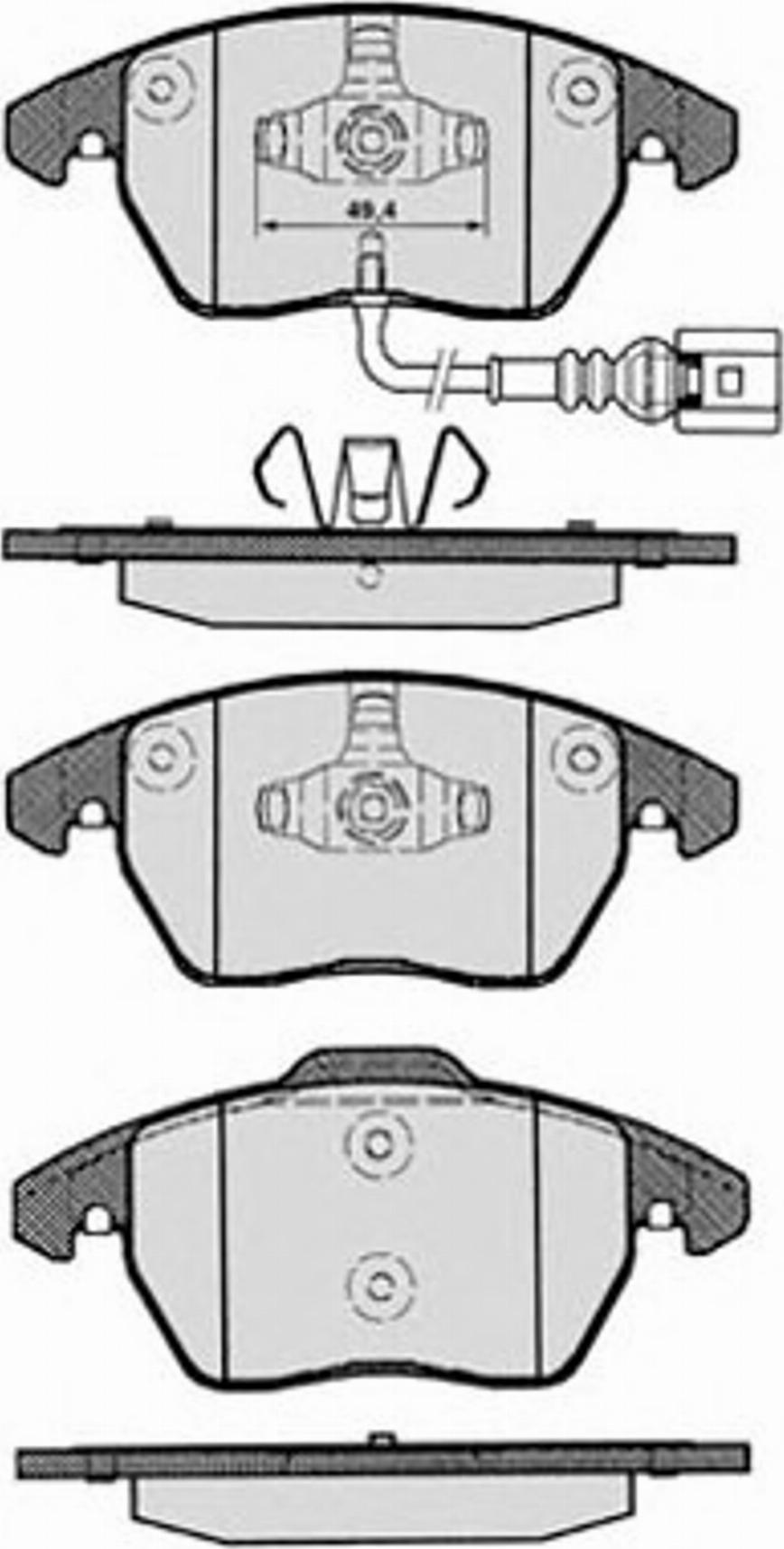 Raicam 817.0 - Гальмівні колодки, дискові гальма autozip.com.ua