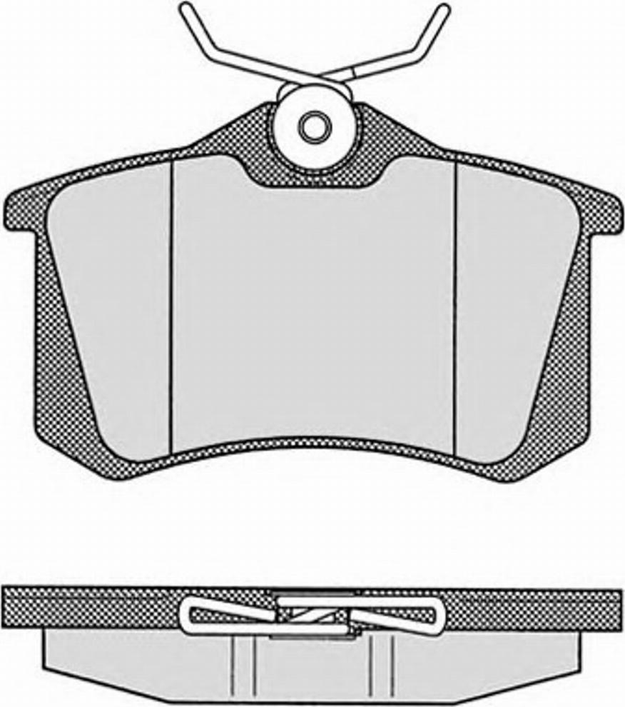 Raicam 348.7 - Гальмівні колодки, дискові гальма autozip.com.ua