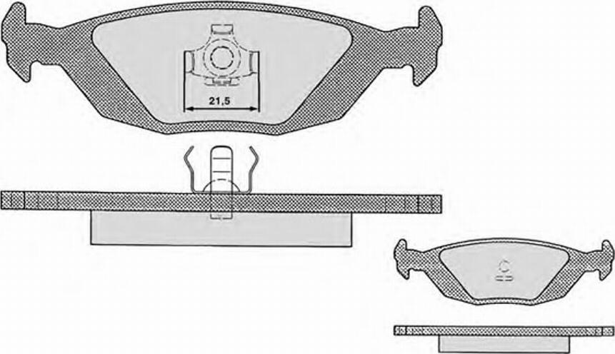 Raicam 311.1 - Гальмівні колодки, дискові гальма autozip.com.ua