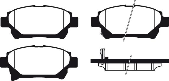 Raicam RA.0948.0 - Гальмівні колодки, дискові гальма autozip.com.ua