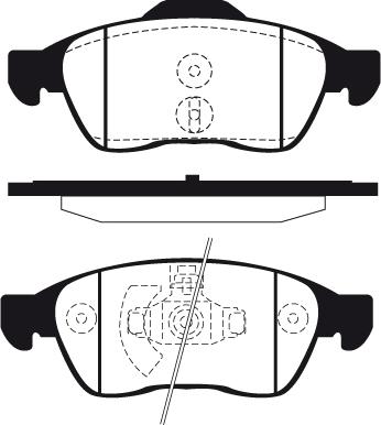 Raicam RA.0942.0 - Гальмівні колодки, дискові гальма autozip.com.ua