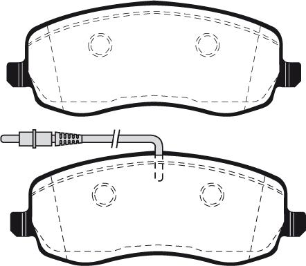 Raicam RA.0966.0 - Гальмівні колодки, дискові гальма autozip.com.ua