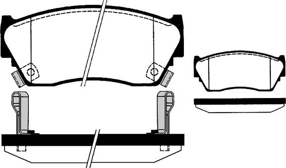 Raicam RA.0498.0 - Гальмівні колодки, дискові гальма autozip.com.ua