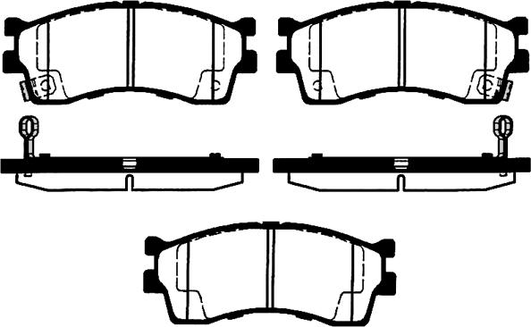 Raicam RA.0456.0 - Гальмівні колодки, дискові гальма autozip.com.ua