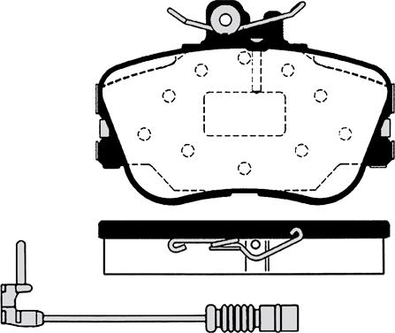 Raicam RA.0482.1 - Гальмівні колодки, дискові гальма autozip.com.ua