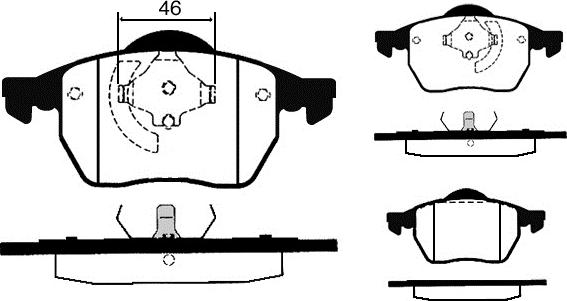 Raicam RA.0429.1 - Гальмівні колодки, дискові гальма autozip.com.ua