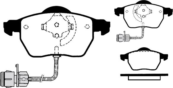 SACHS 111_0600 - Гальмівні колодки, дискові гальма autozip.com.ua