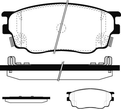 Raicam RA.0474.0 - Гальмівні колодки, дискові гальма autozip.com.ua