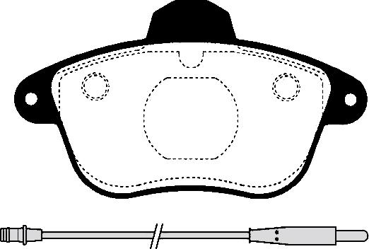 Raicam RA.0540.0 - Гальмівні колодки, дискові гальма autozip.com.ua