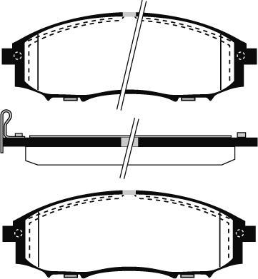 AUGROS 55416465 - Гальмівні колодки, дискові гальма autozip.com.ua