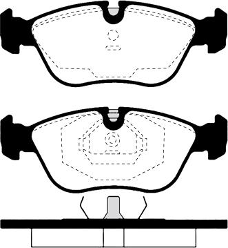 Raicam RA.0587.0 - Гальмівні колодки, дискові гальма autozip.com.ua