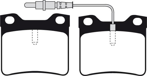 Raicam RA.0539.0 - Гальмівні колодки, дискові гальма autozip.com.ua