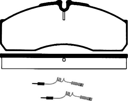 TRW Engine Component GDB1694 - Гальмівні колодки, дискові гальма autozip.com.ua