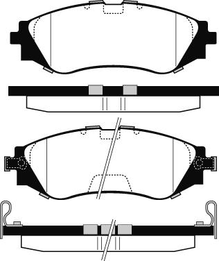 Raicam RA.0646.0 - Гальмівні колодки, дискові гальма autozip.com.ua