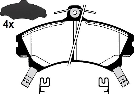 Raicam RA.0661.1 - Гальмівні колодки, дискові гальма autozip.com.ua