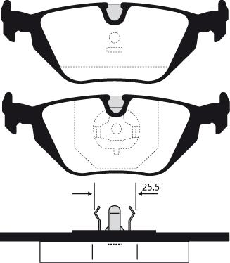 Raicam RA.0606.0 - Гальмівні колодки, дискові гальма autozip.com.ua