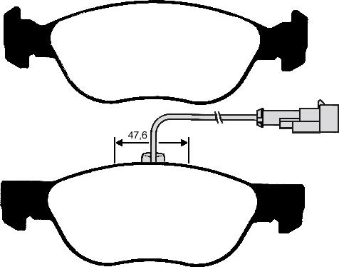 BENDIX Braking 510945 - Гальмівні колодки, дискові гальма autozip.com.ua