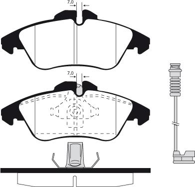 Raicam RA.0627.1 - Гальмівні колодки, дискові гальма autozip.com.ua