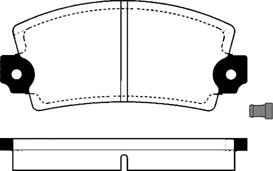 BENDIX Braking 571337 - Гальмівні колодки, дискові гальма autozip.com.ua