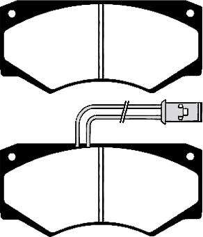 BOSCH 0986424132 - Гальмівні колодки, дискові гальма autozip.com.ua